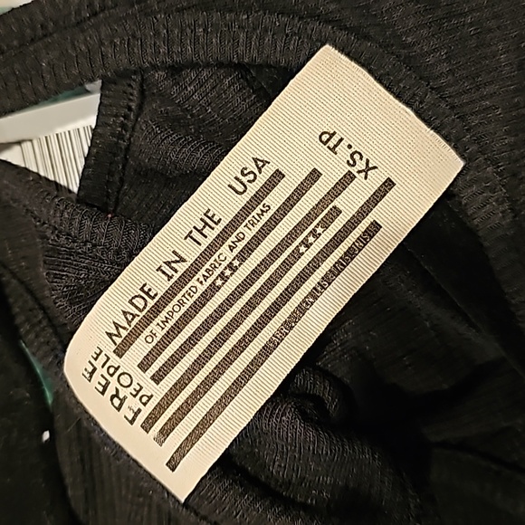 FREE PEOPLE LA Nite Black Sleeveless Mini Dress - Picture 7 of 8